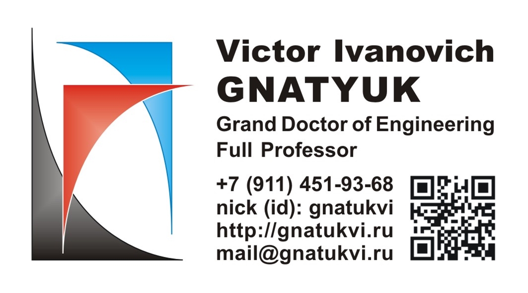 Business Card Victor I. Gnatyuk